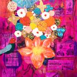 Fuchsia Garden by Leslie Spann