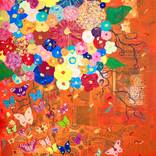 Tangerine Garden by Leslie Spann