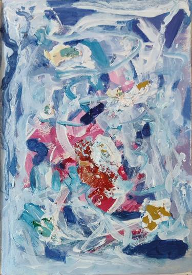 Original Abstract Expressionism Abstract Painting by Priyadarshini Ohol