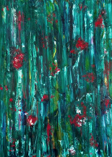 Original Abstract Expressionism Abstract Painting by Viktoriya Gorokhova