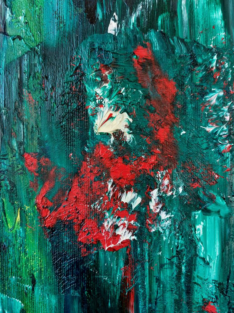 Original Abstract Expressionism Abstract Painting by Viktoriya Gorokhova