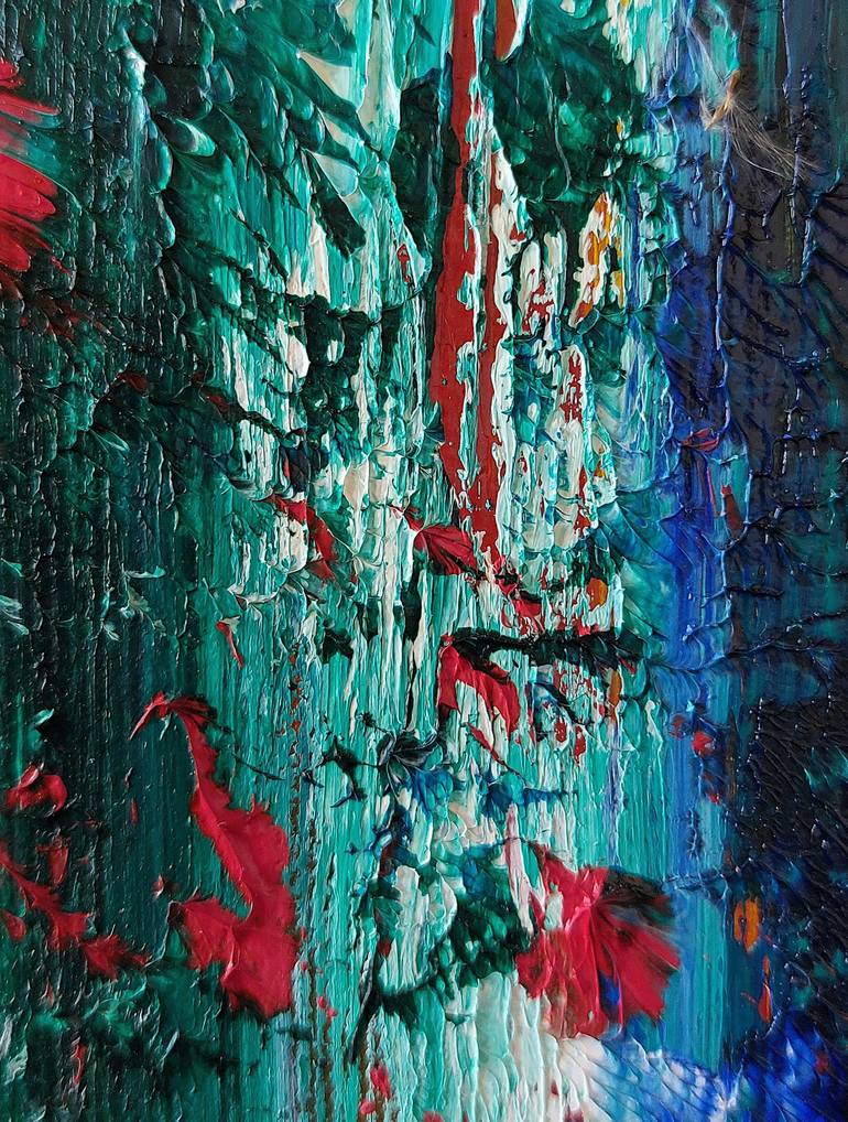 Original Abstract Expressionism Abstract Painting by Viktoriya Gorokhova