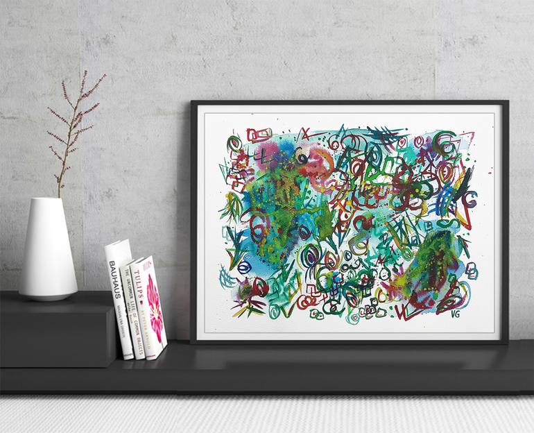 Original Abstract Painting by Viktoriya Gorokhova