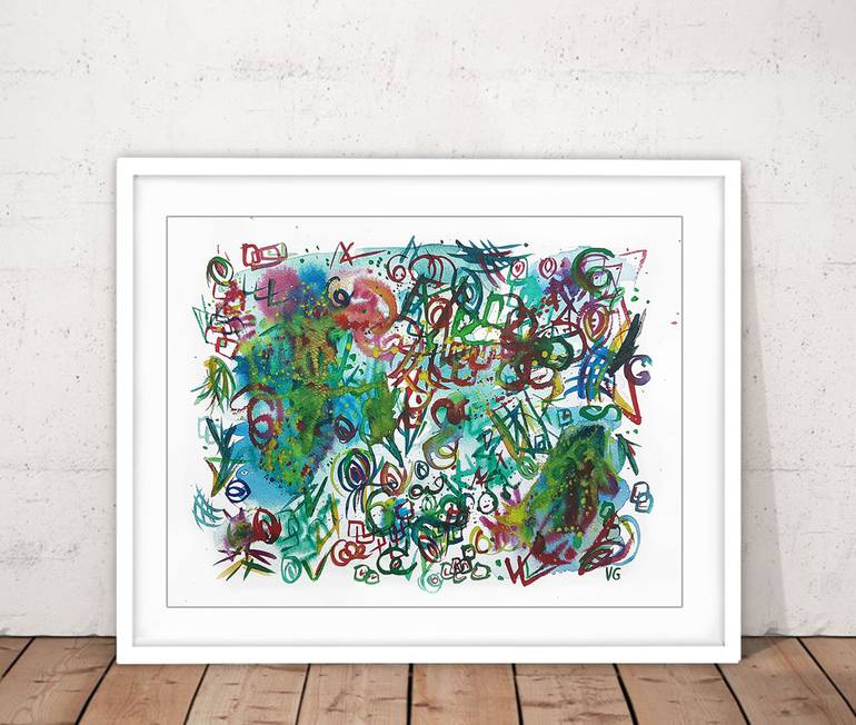 Original Abstract Painting by Viktoriya Gorokhova