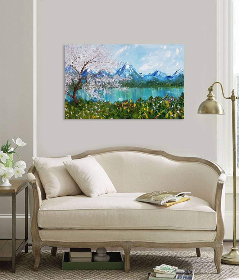 Original Fine Art Landscape Painting by Viktoriya Gorokhova