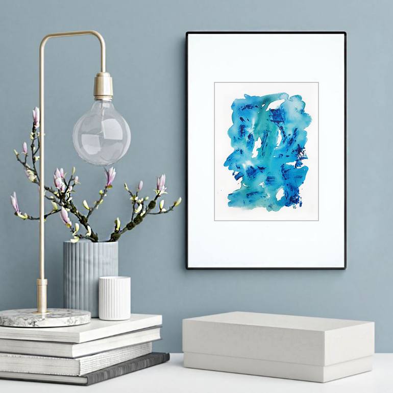 Original Abstract Expressionism Abstract Painting by Viktoriya Gorokhova