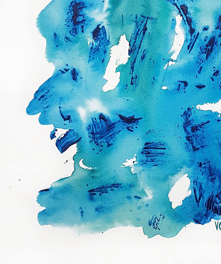 Original Abstract Expressionism Abstract Painting by Viktoriya Gorokhova