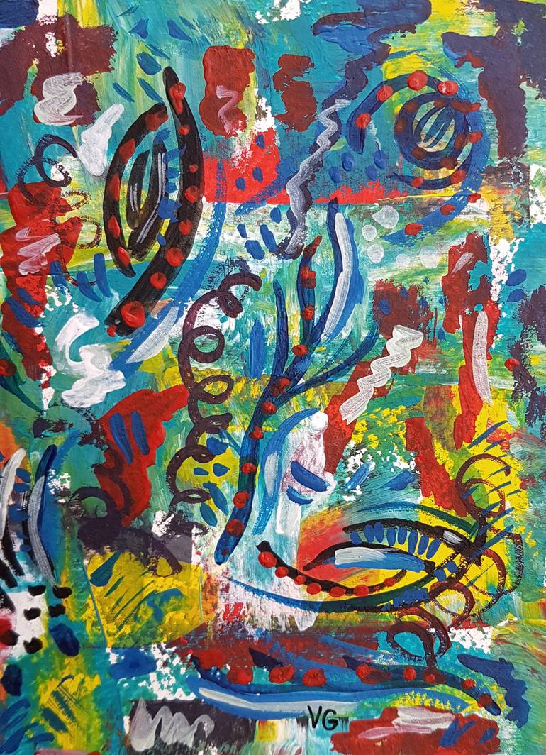 Original Abstract Painting by Viktoriya Gorokhova