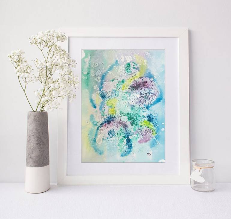 Original Abstract Expressionism Abstract Painting by Viktoriya Gorokhova