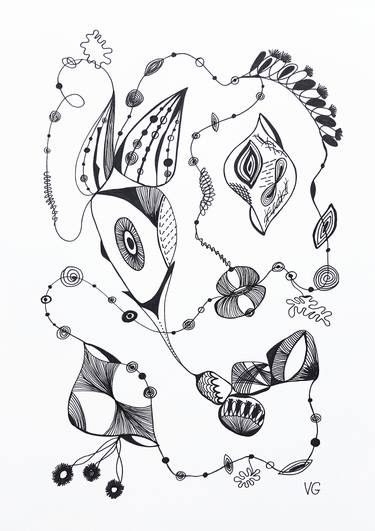 Original Conceptual Abstract Drawings by Viktoriya Gorokhova