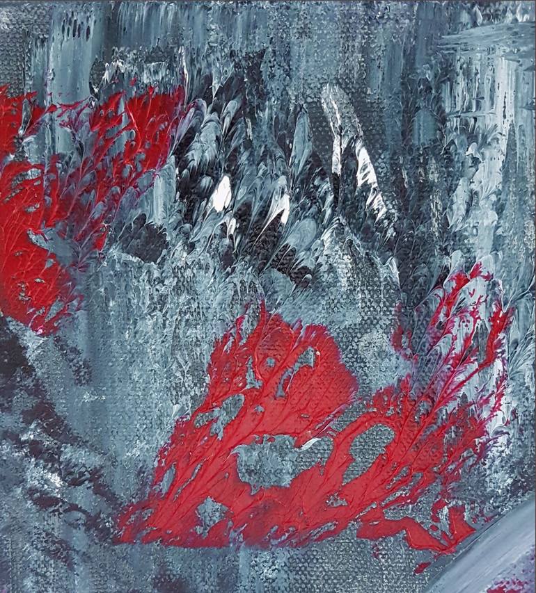 Original Abstract Expressionism Abstract Painting by Viktoriya Gorokhova