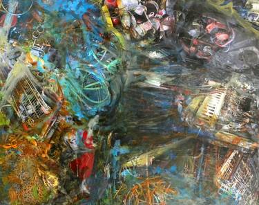 Print of Abstract Expressionism Abstract Collage by Kim Vergil
