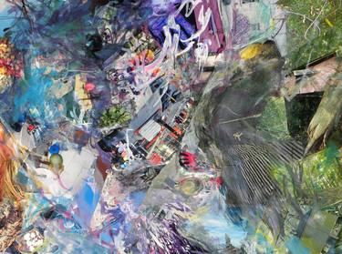 Print of Abstract Aerial Collage by Kim Vergil
