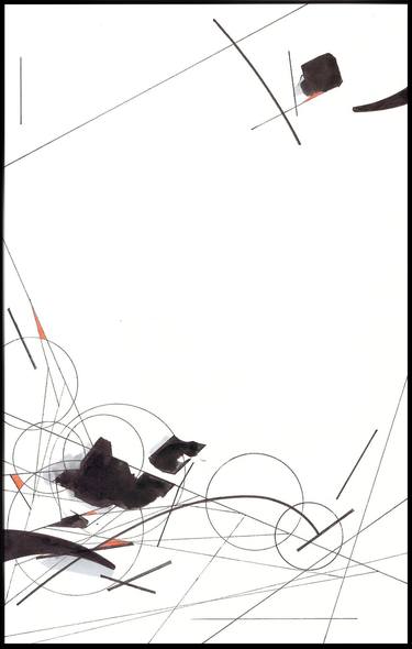 Original Minimalism Abstract Drawings by Ernst Kruijff