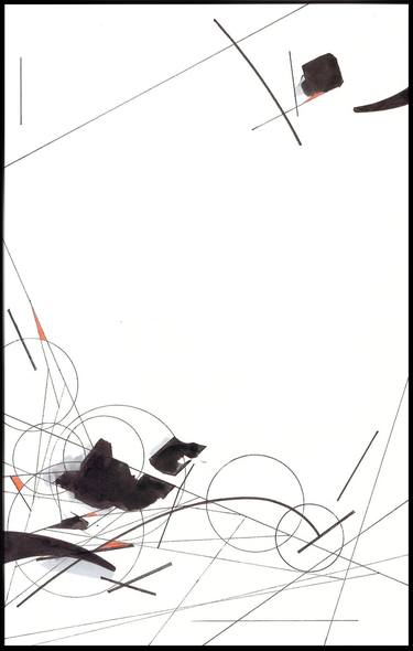 Original Abstract Drawings by Ernst Kruijff