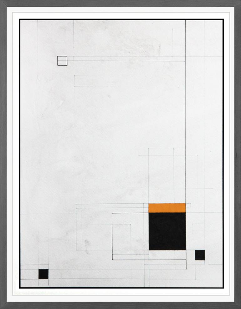 Original Abstract Drawing by Ernst Kruijff