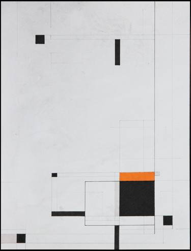 Original Abstract Drawing by Ernst Kruijff