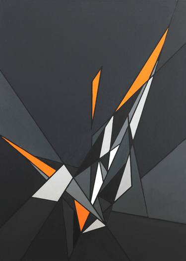 Print of Geometric Paintings by Ernst Kruijff