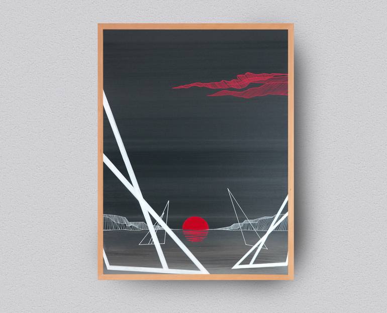 Original Minimalism Abstract Painting by Ernst Kruijff