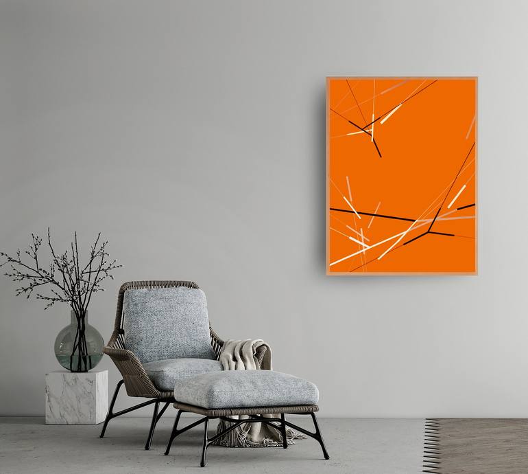 Original Abstract Painting by Ernst Kruijff