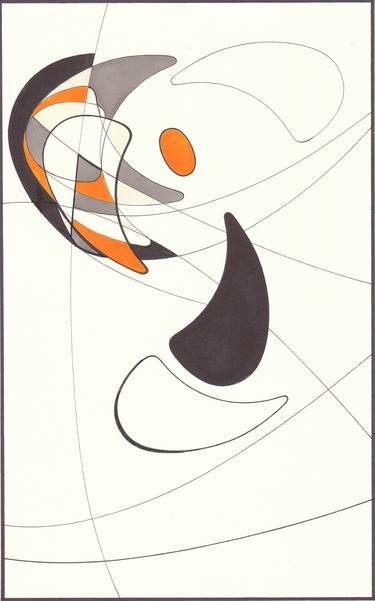 Original Abstract Drawings by Ernst Kruijff