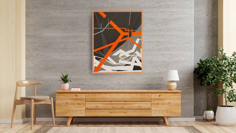 Original Modernism Abstract Painting by Ernst Kruijff