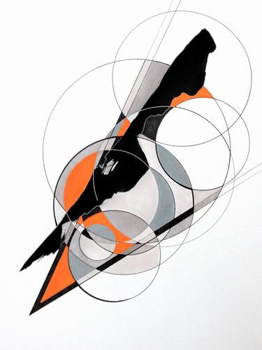 Print of Modern Abstract Drawings by Ernst Kruijff