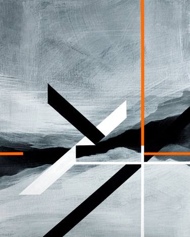 Original Minimalism Abstract Paintings by Ernst Kruijff