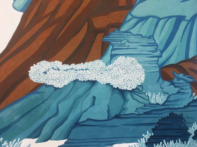 Original Abstract Landscape Painting by Juheon Cho