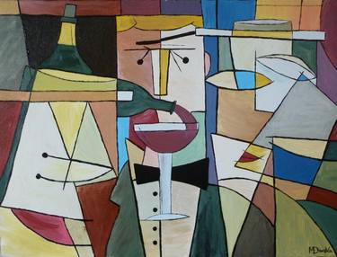 Print of Cubism Abstract Paintings by Milena Dimova