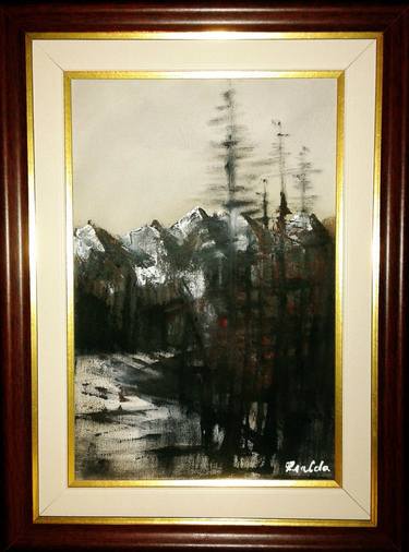 Original Landscape Painting by rialda Salihagic