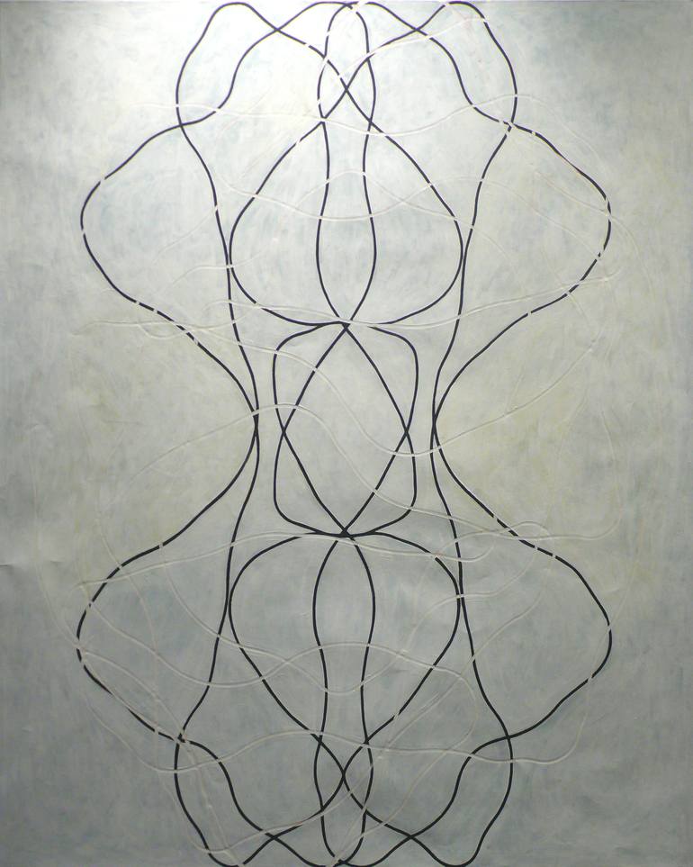 Original Abstract Geometric Painting by Marek Tobolewski
