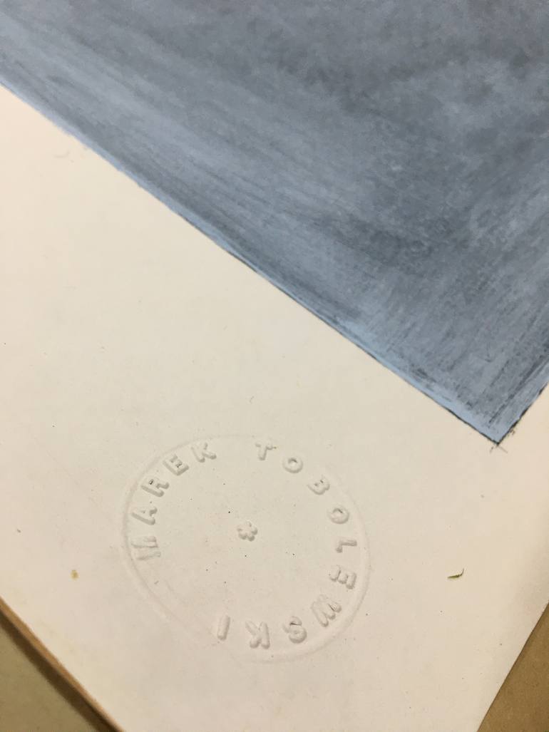 Original Conceptual Abstract Painting by Marek Tobolewski