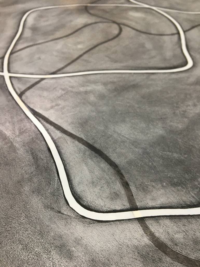 Original Conceptual Abstract Painting by Marek Tobolewski