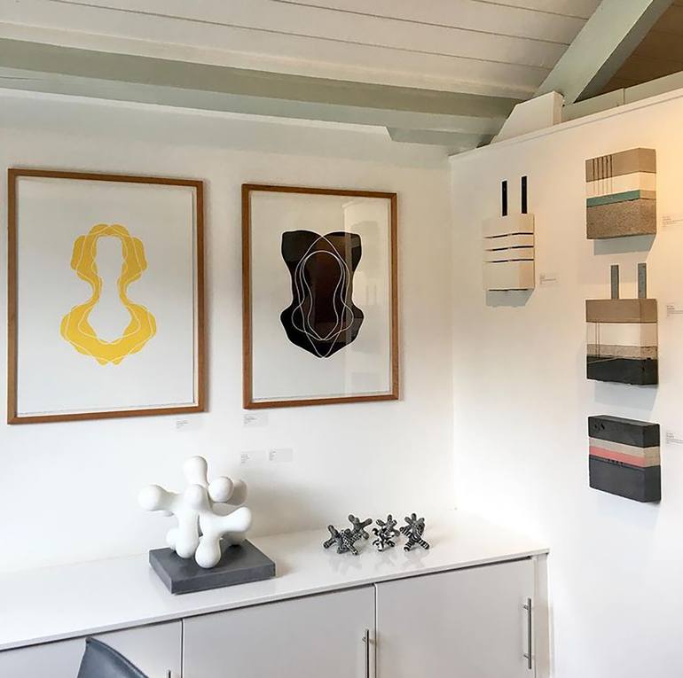 Original Conceptual Abstract Painting by Marek Tobolewski