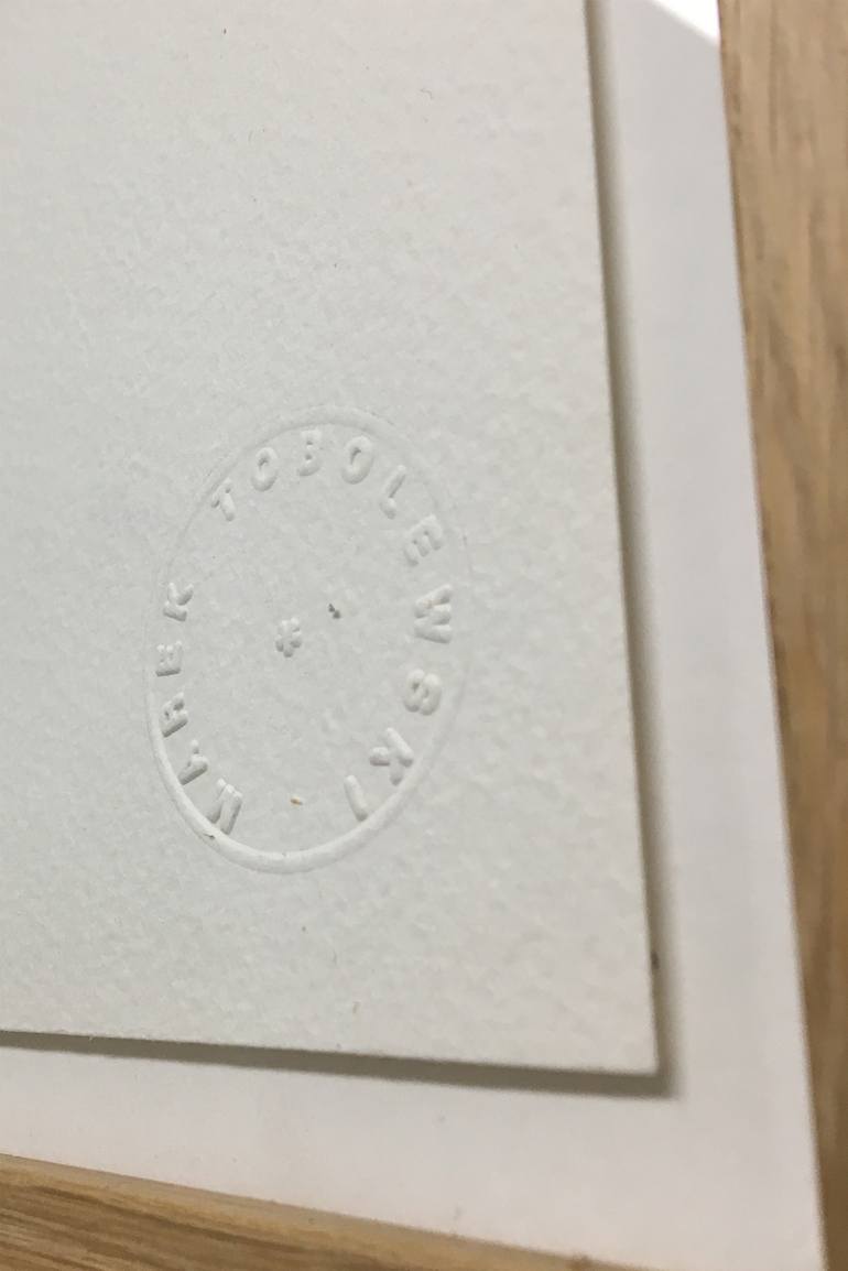 Original Conceptual Abstract Painting by Marek Tobolewski