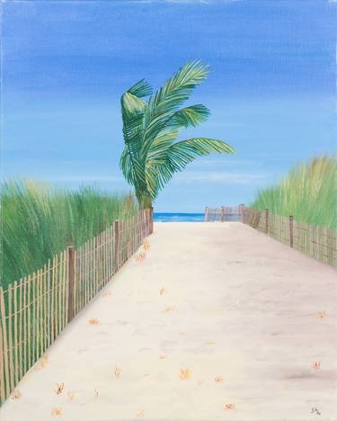 Print of Realism Beach Paintings by Sandra Lorant