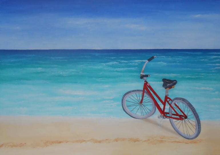 bicycle on the beach