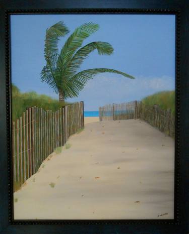 Print of Beach Paintings by Sandra Lorant