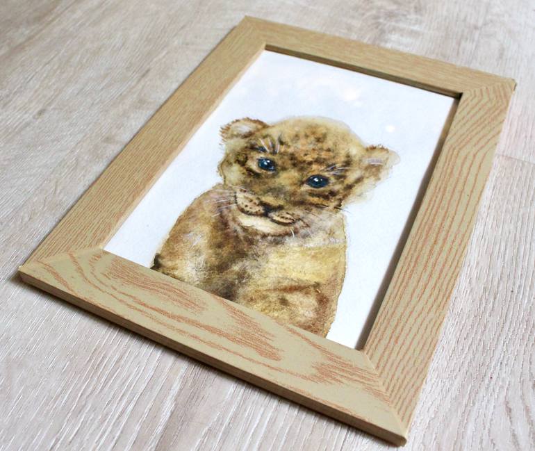 Original Figurative Animal Drawing by Elmira Sharipova