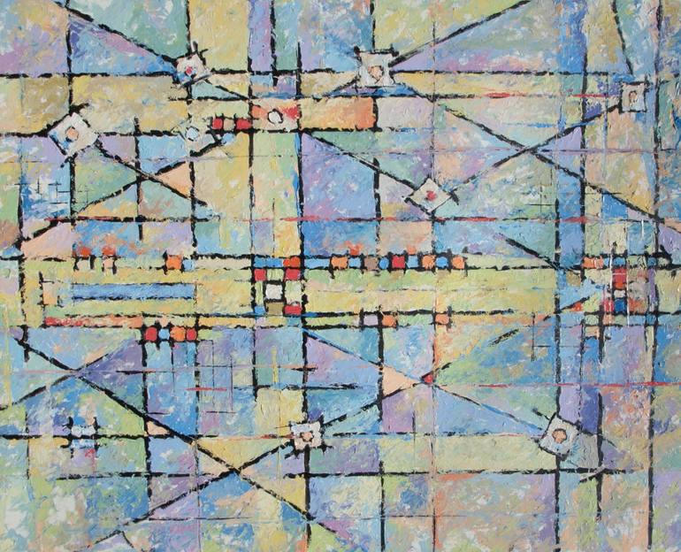 Original Abstract Politics Painting by Chris Gould