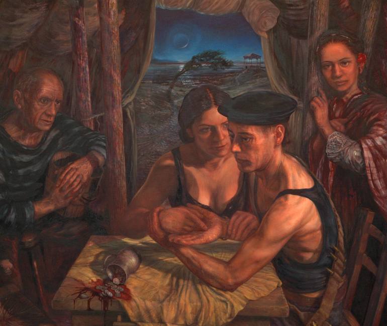 Original Mortality Painting by John Brockington