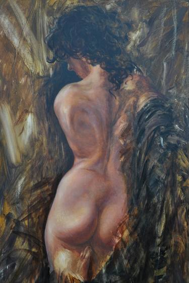 Original Nude Painting by John Brockington