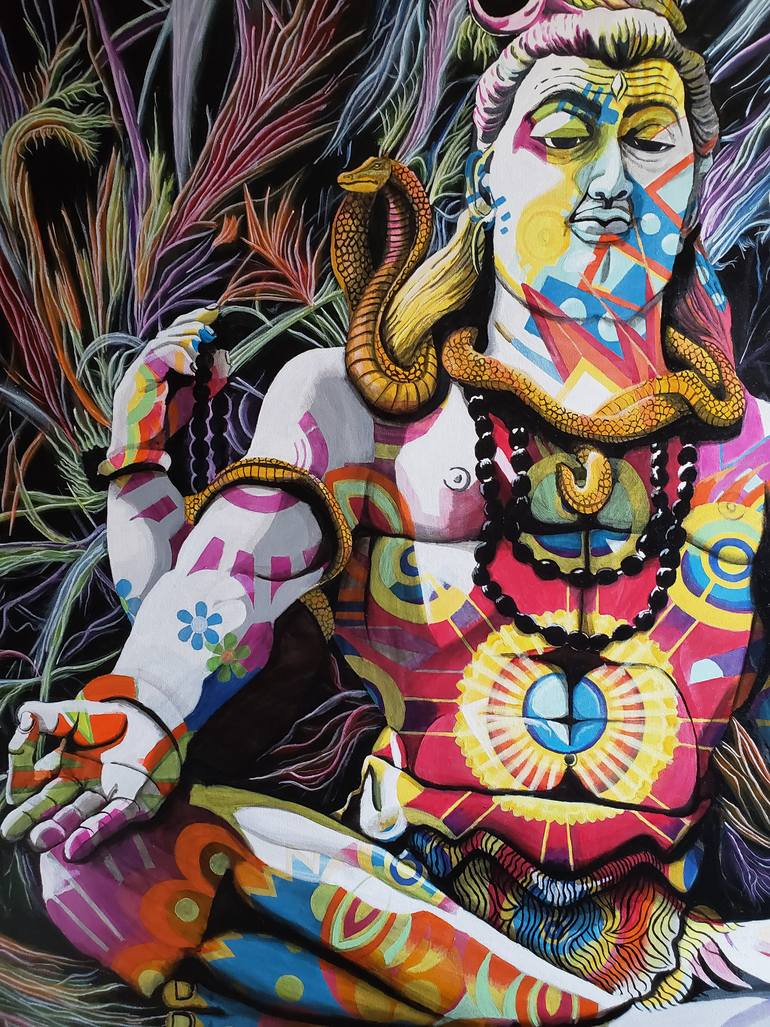 Original Figurative Religion Painting by Sam Ingo