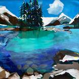 Peaceful lake by Jenny Seongryung Lee