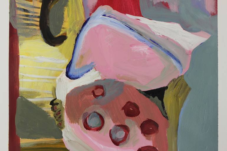 Original Expressionism Cats Painting by Jenny Seongryung Lee