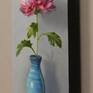 Painting of a Dalia flower