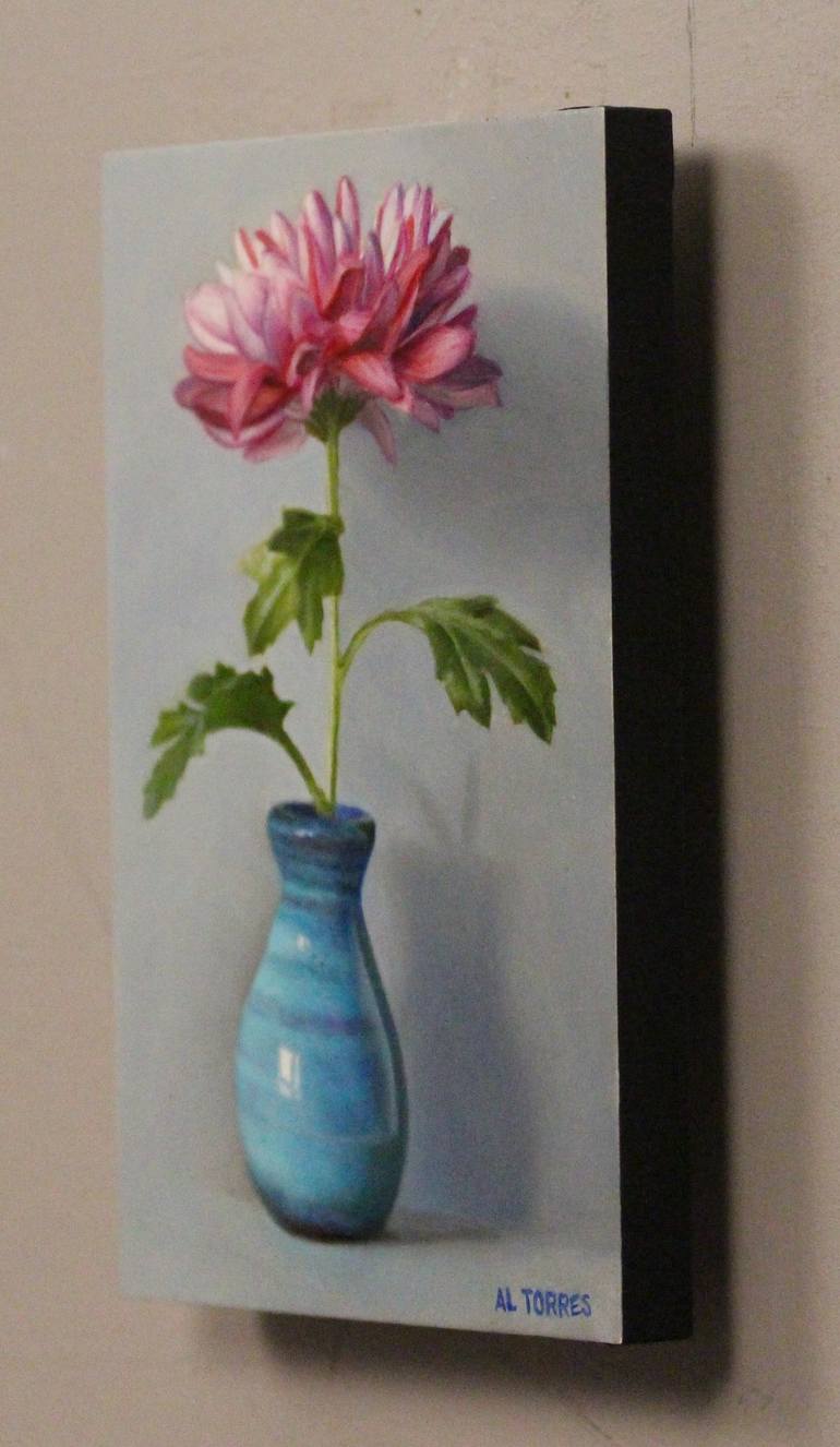 Original Realism Floral Painting by Al Torres