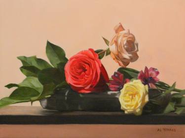 Original Realism Floral Paintings by Al Torres