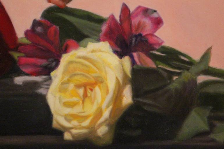 Original Realism Floral Painting by Al Torres